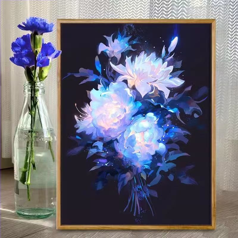 Floral Fantasy Illustration Art Print Stornfield