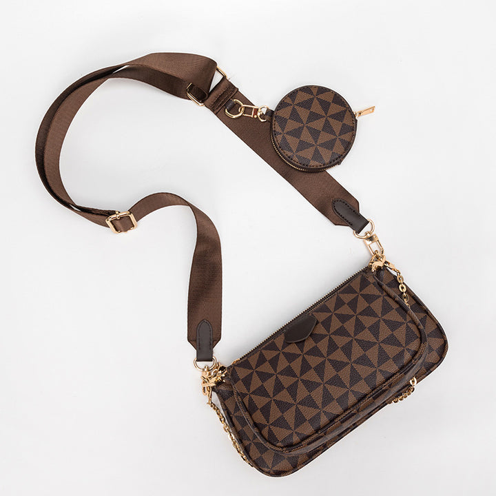 Fashionable crossbody bag with versatile compartment system Stornfield