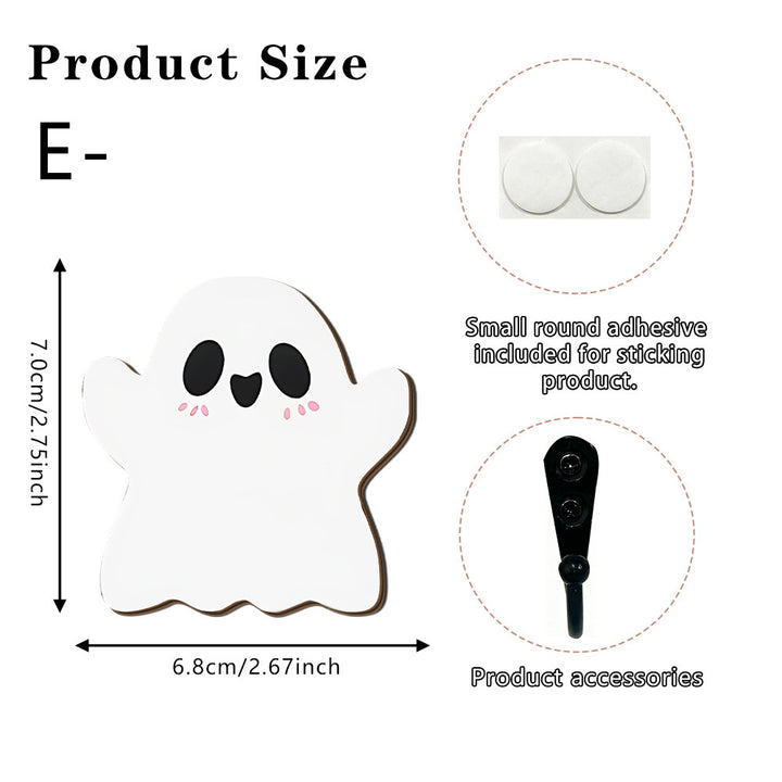 Creepy decorative figure with ghost and scythe Stornfield