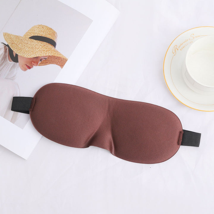 Unisex nan three-dimensional contour eye mask with memory foam, soft nose bridge and adjustable comfort band Stornfield