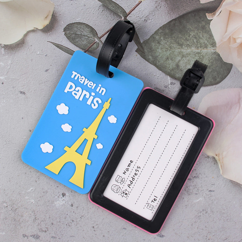 Paris-Themed Luggage Tag Stornfield