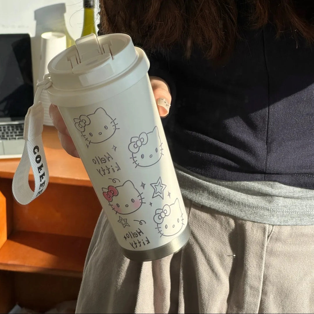 Ladies Insulated Drinking Cup with cute Hello Kitty Design Stornfield