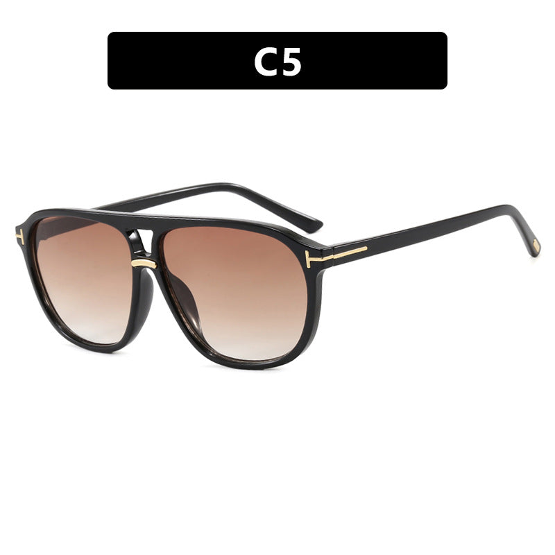 Women's square sunglasses with luxurious tortoiseshell pattern and polarized lenses Stornfield