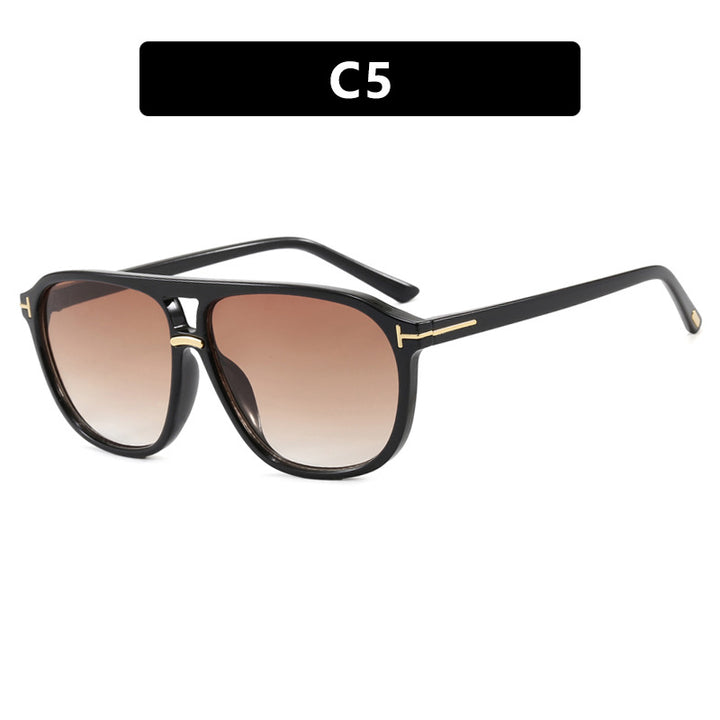 Women's square sunglasses with luxurious tortoiseshell pattern and polarized lenses Stornfield