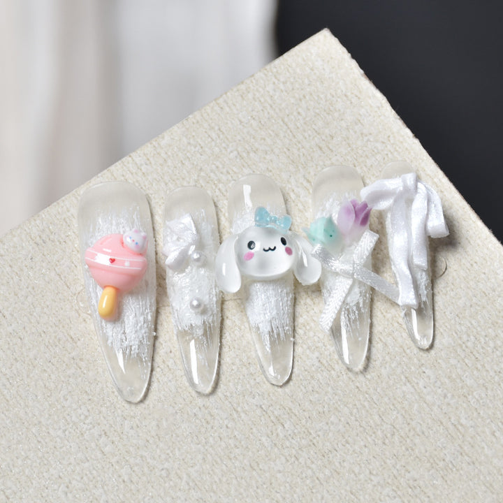 Creative 3D Themed Press-On Nail Art Stornfield