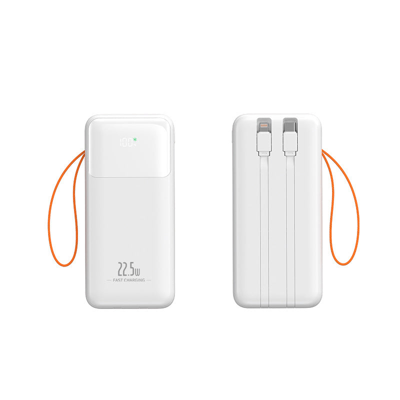 Portable power bank with integrated cable management and fast charging function Stornfield