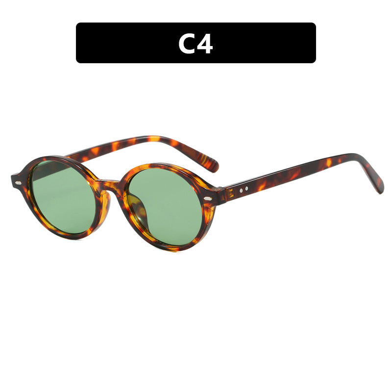 Women's round sunglasses with modern design and polarized lenses Stornfield