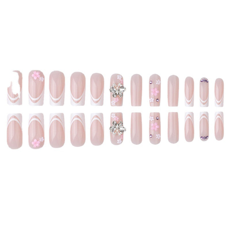 Decorative Floral Nail Extensions Stornfield