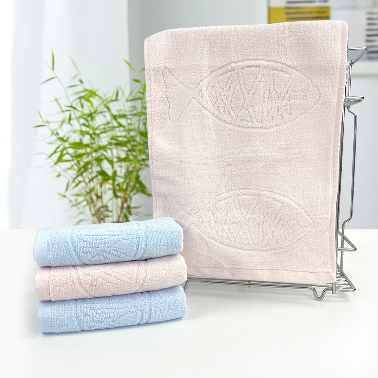 Luxurious terry towel set with playful fish design Stornfield