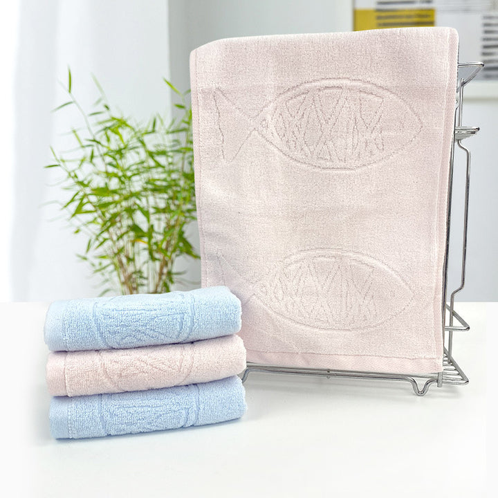 Luxurious terry towel set with playful fish design Stornfield
