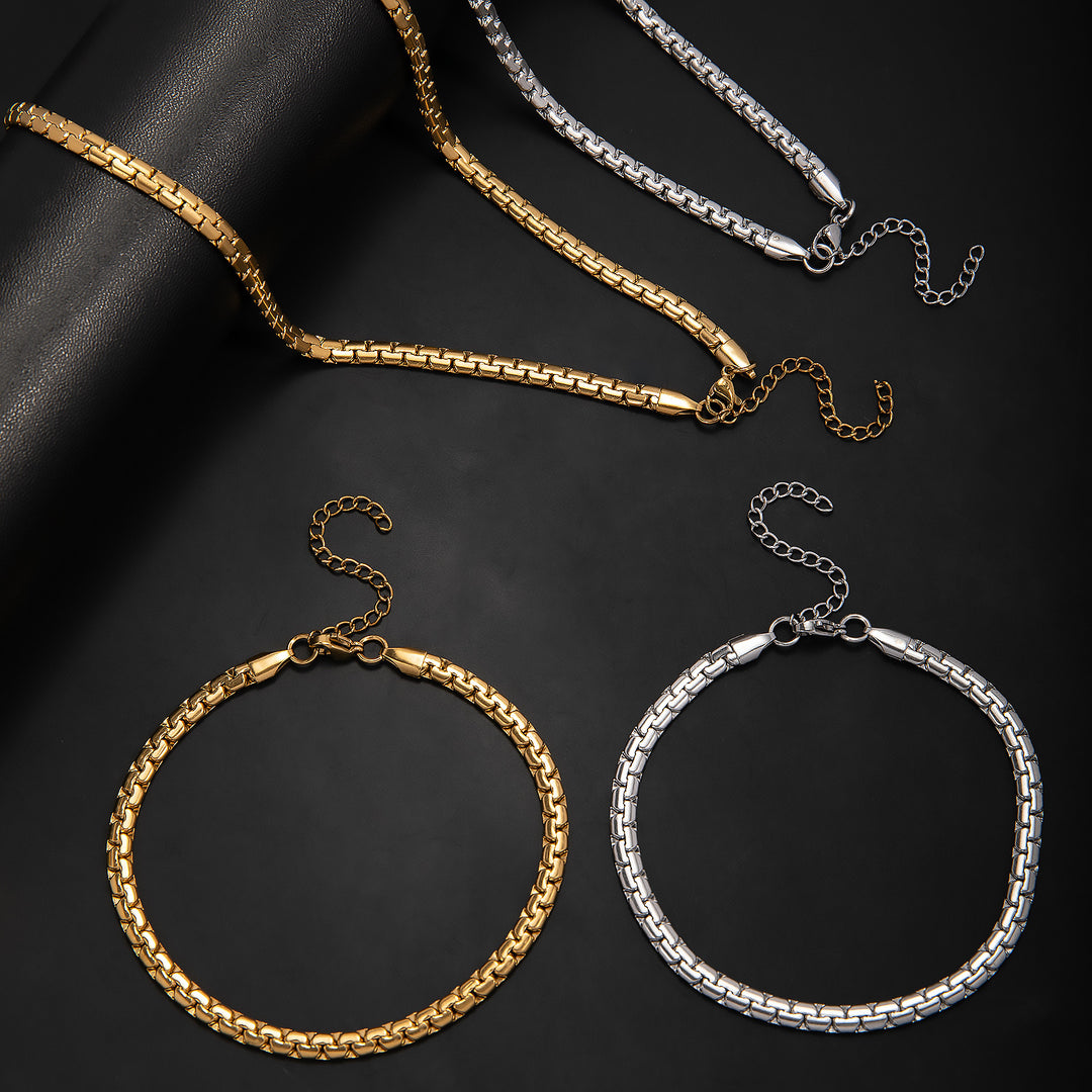 Stylish Chain Necklace Set Stornfield
