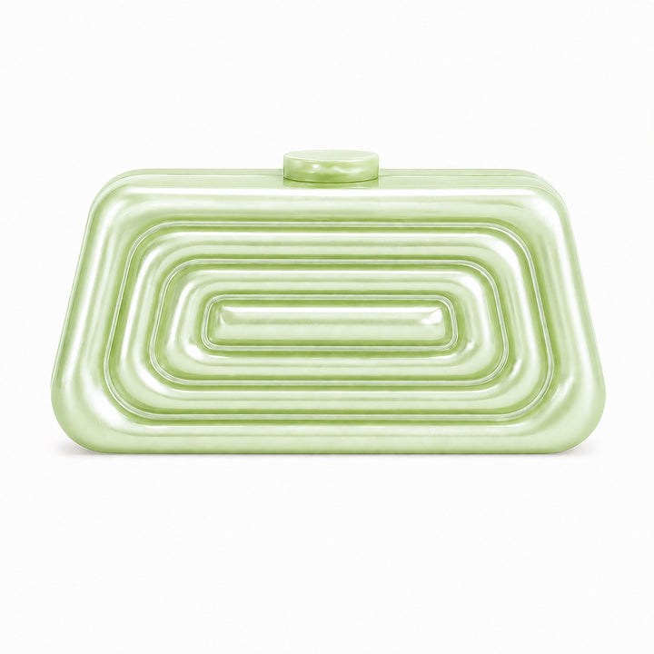 Sculptural Abstract Acrylic Clutch
