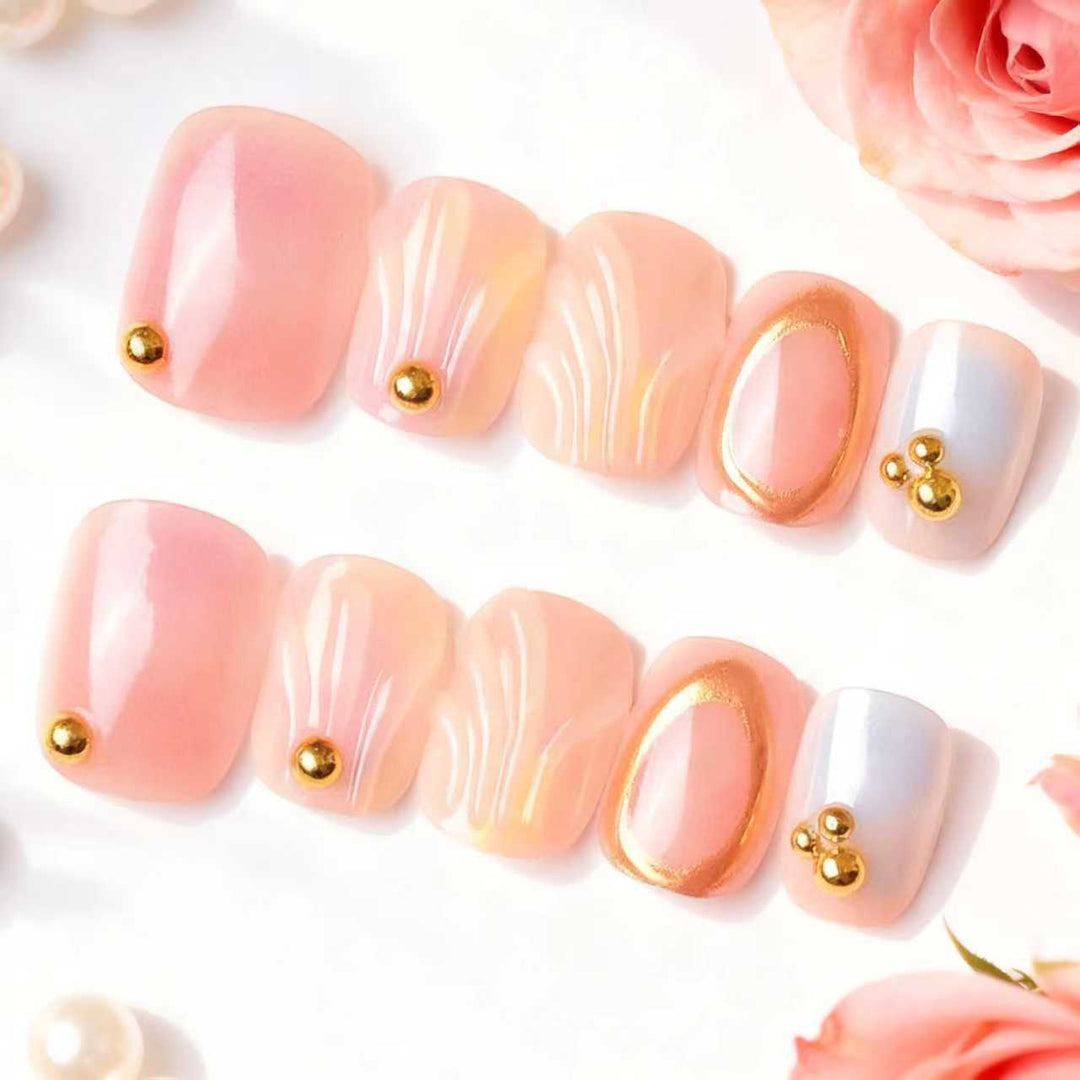 Elegant Decorative Press-On Nail Art Set Stornfield