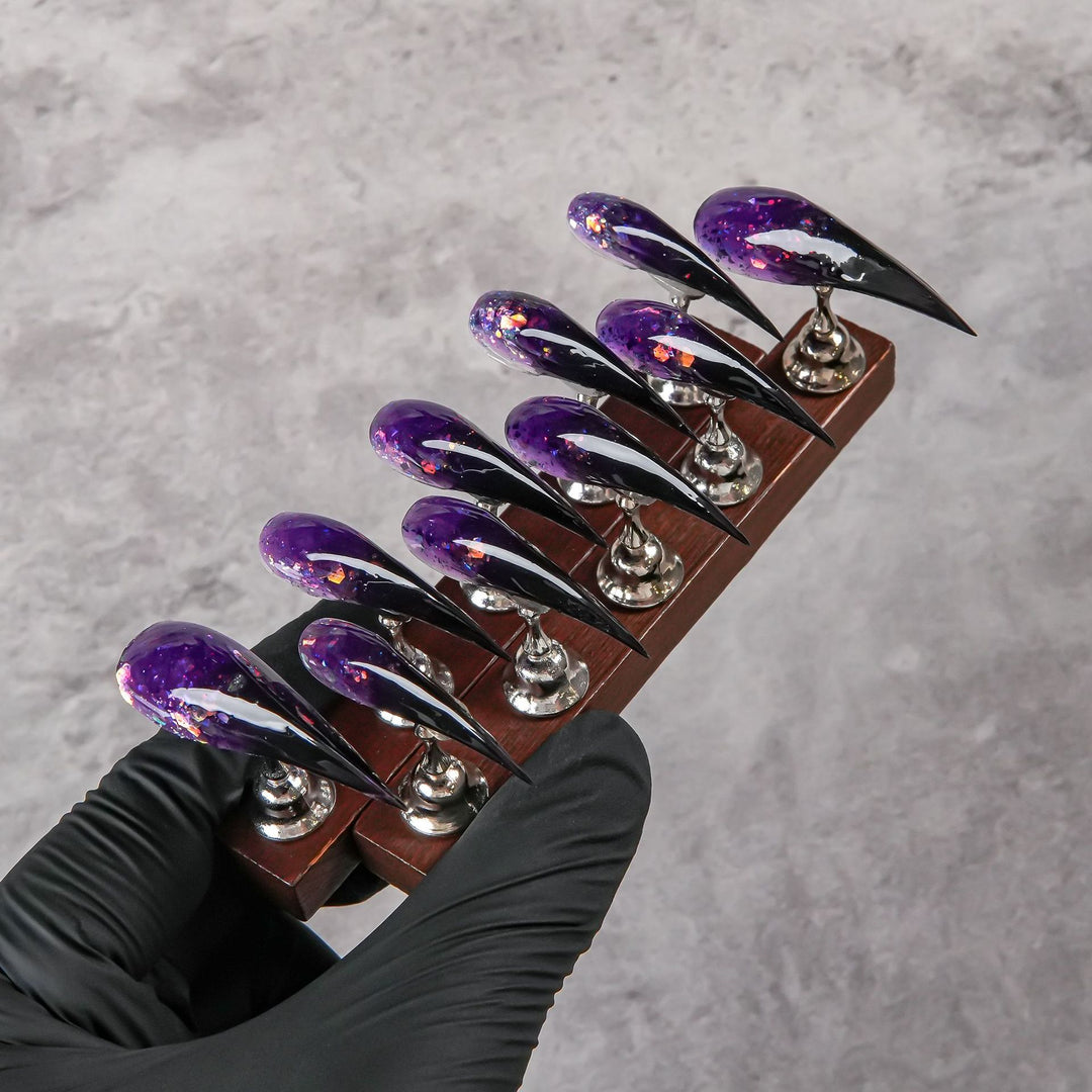 Artistic Long Stiletto Press-On Nails
