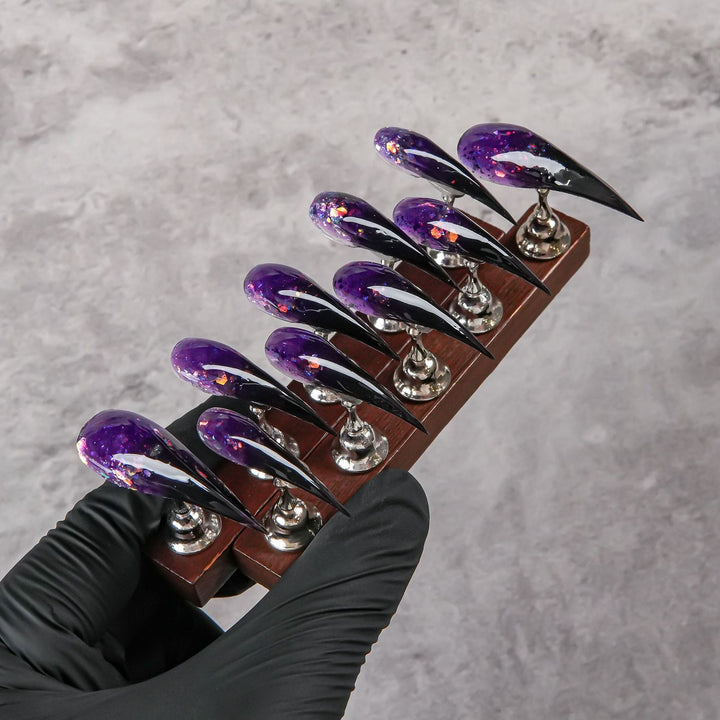Artistic Long Stiletto Press-On Nails