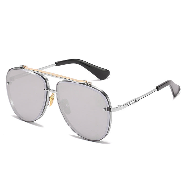 Women's Oversized Pilot Sunglasses with Adjustable Nose Pads and High-Quality Metal Frame Stornfield