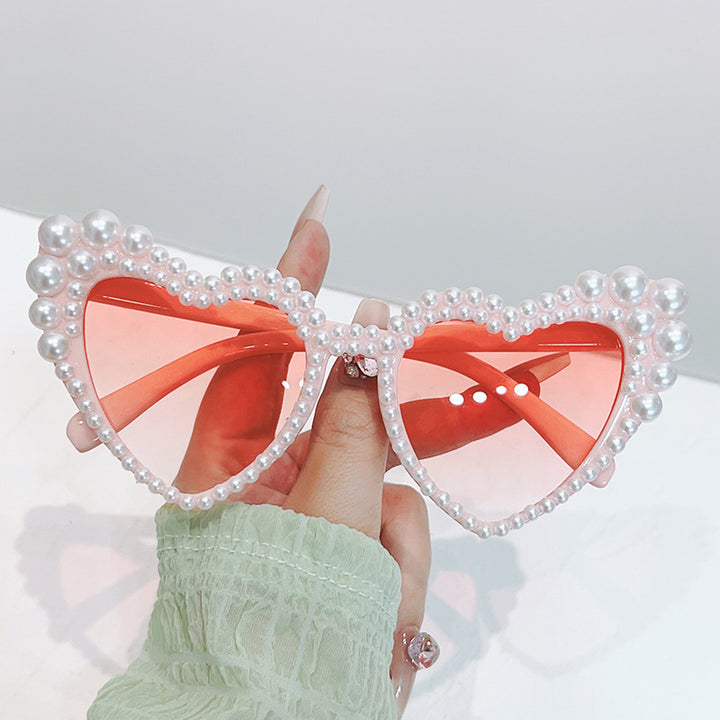 Cat-Eye Pearl-Embellished Sunglasses Stornfield