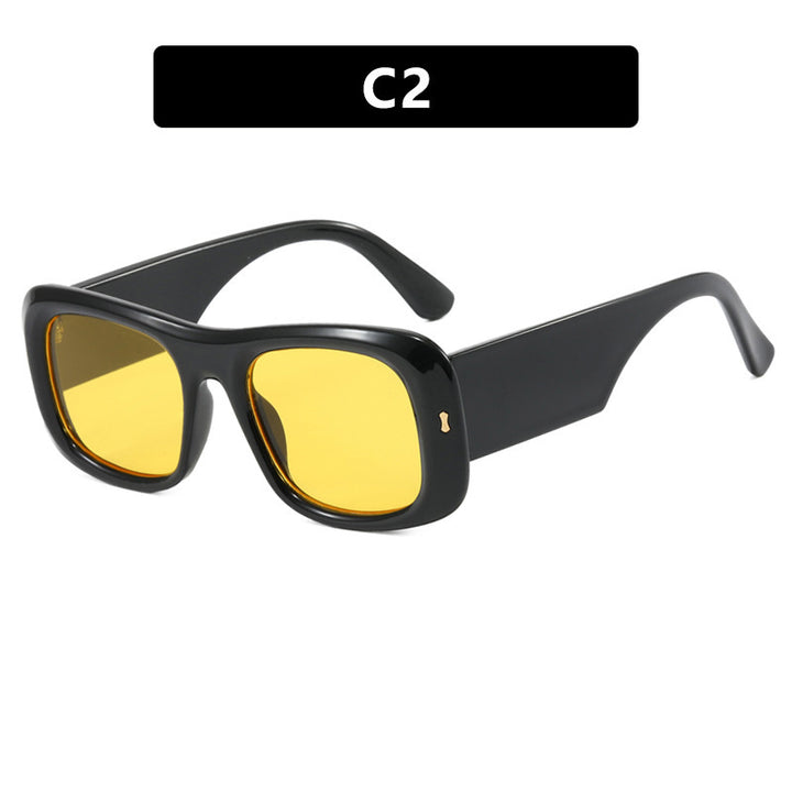 Women's oversized square sunglasses with a wide frame and polarized lenses Stornfield