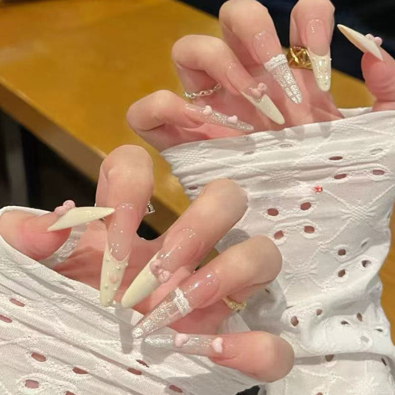 Artistic Long Stiletto Nails