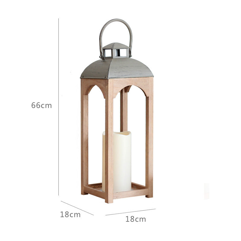 Decorative wooden lantern Stornfield
