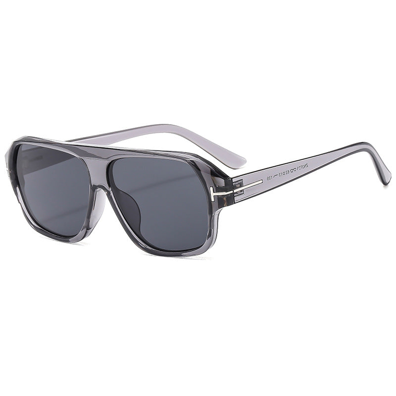 Women's oversized sunglasses with square frame and polarized lenses Stornfield