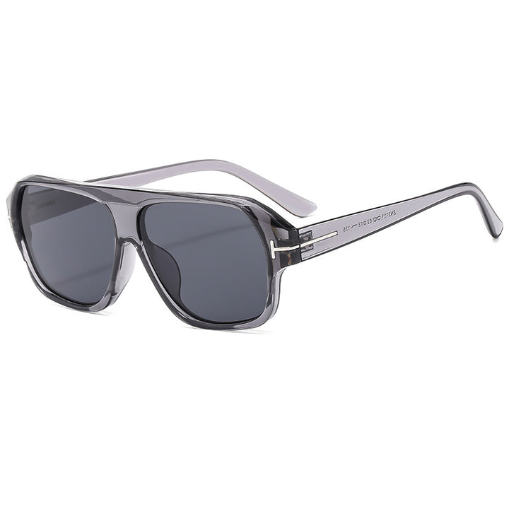 Women's oversized sunglasses with square frame and polarized lenses Stornfield