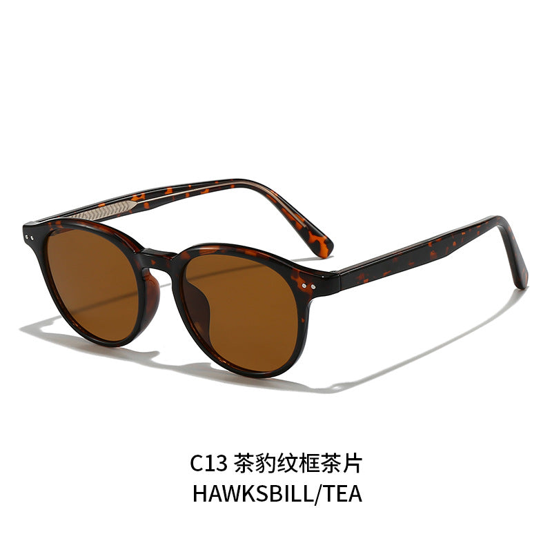 Women's round fashionable sunglasses with UV protection Stornfield