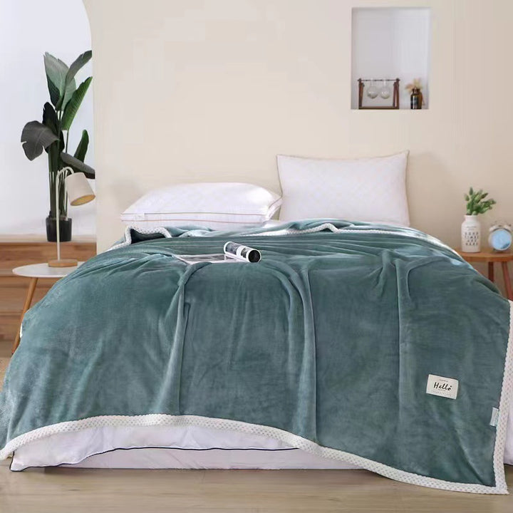 Unisex cuddle blanket with playful cloud design Stornfield