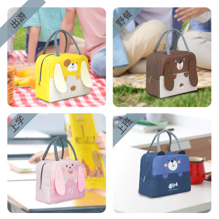 Cartoon Dog-Themed Lunch Bag Stornfield