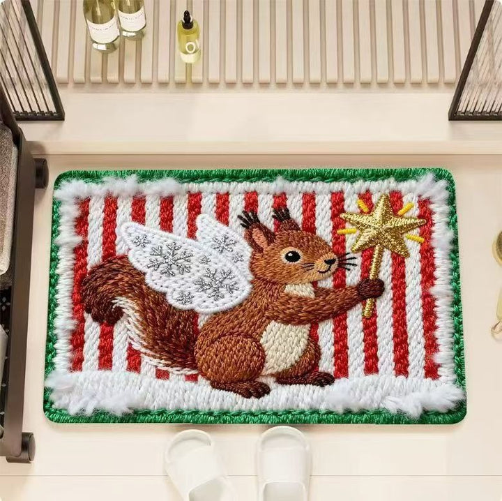 Christmas-Themed Decorative Mat
