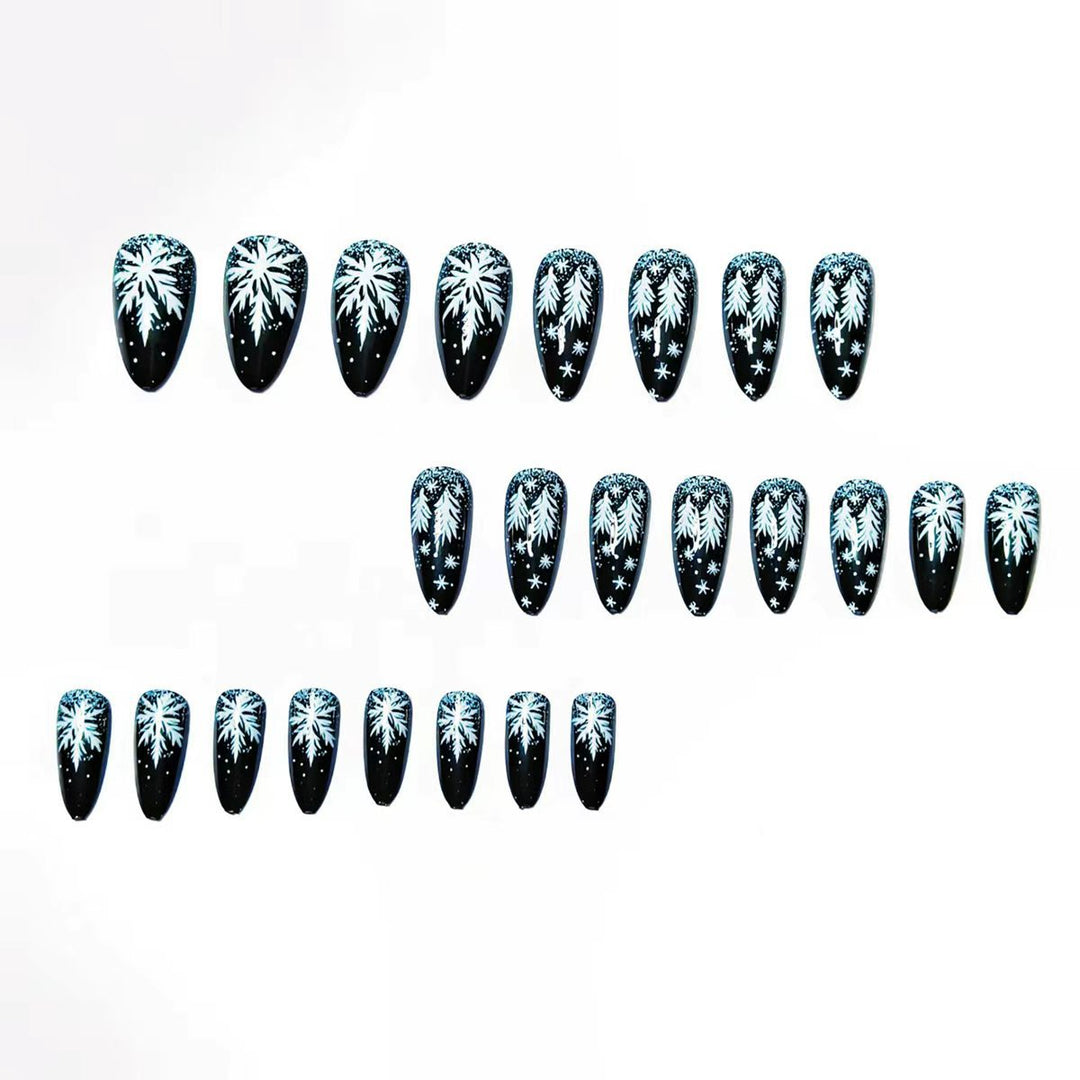 Elegant Artificial Nails in Christmas Design Stornfield