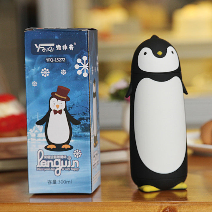 Ladies insulated drinking bottle in penguin design Stornfield