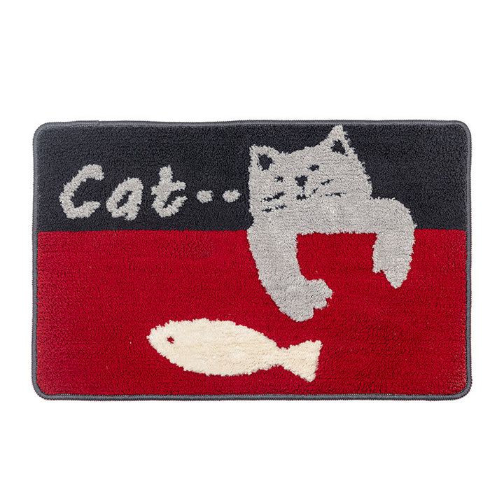 Cat-Themed Welcome Mat