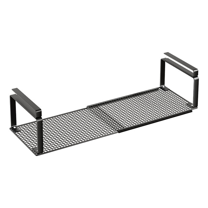 Adjustable Sliding Under-Shelf Mesh Shoe Organizer