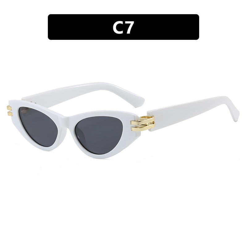 Ladies Cat-Eye Sunglasses with Luxurious Accents Stornfield