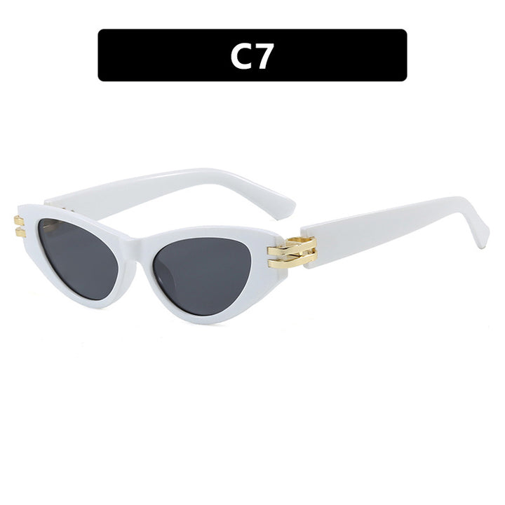Ladies Cat-Eye Sunglasses with Luxurious Accents Stornfield