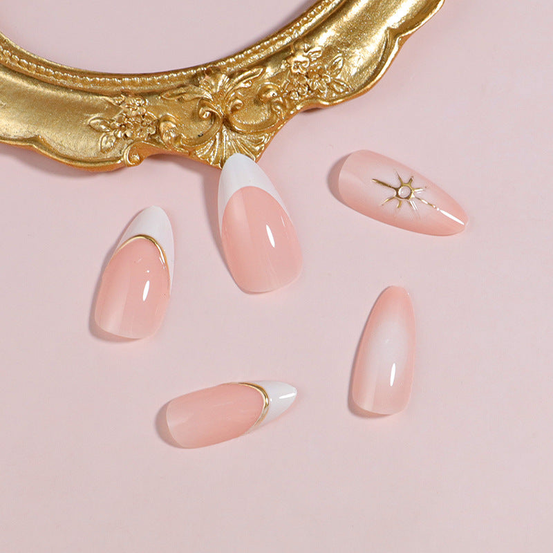 Premium Press-On Nail Set with Decorative Accents Stornfield