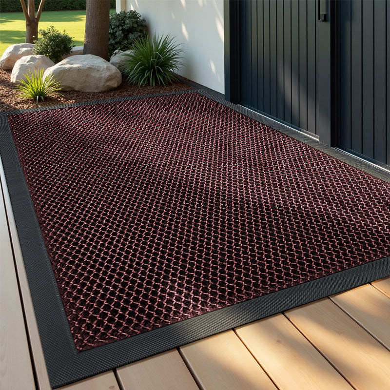Honeycomb Texture Outdoor Welcome Mat