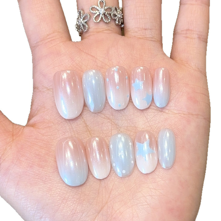 Elegant artificial nails with exceptional gradient color Stornfield