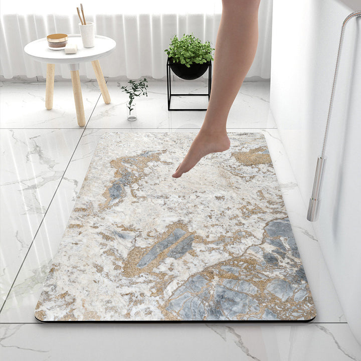 Soft Touch Marble Bath Mat Stornfield