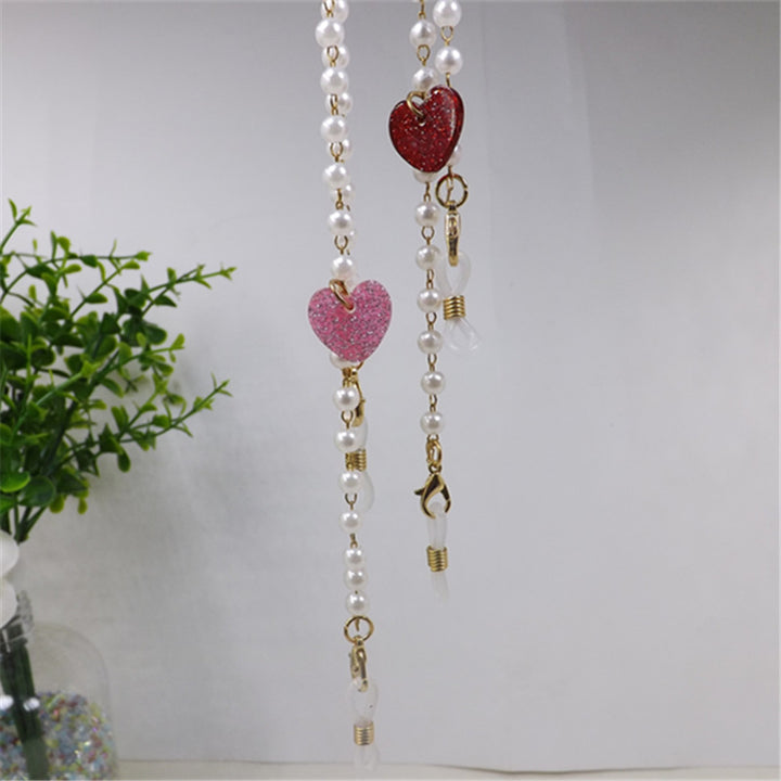 Pearl necklace with heart pendant Stornfield