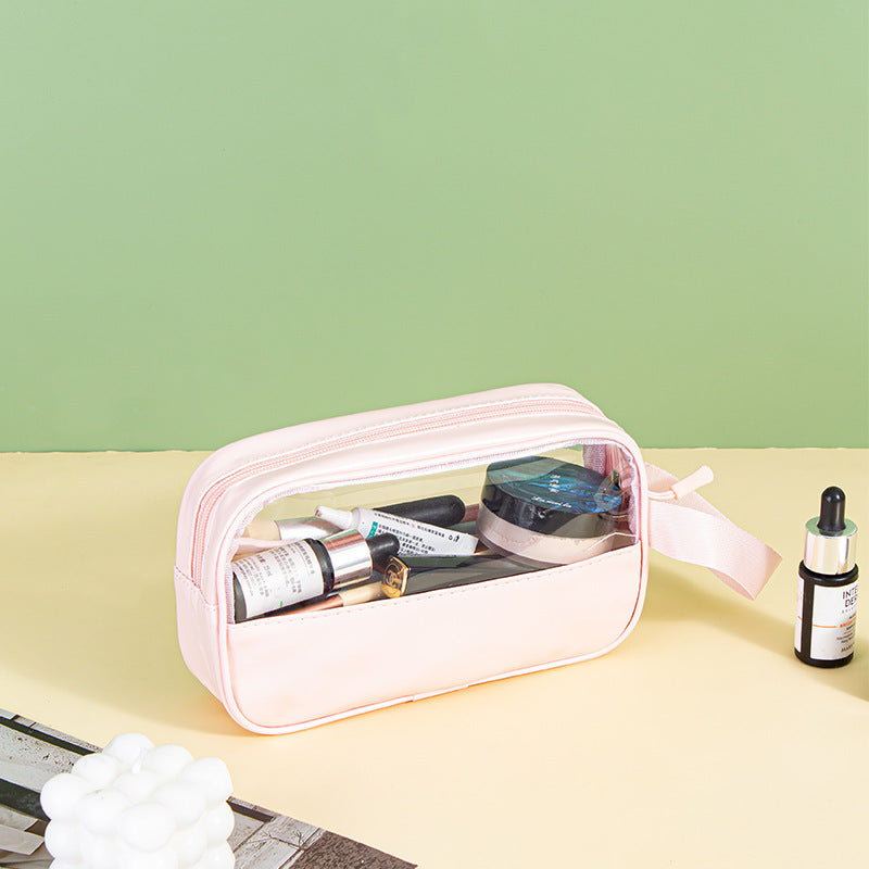 Cosmetic bag with transparent compartments Stornfield