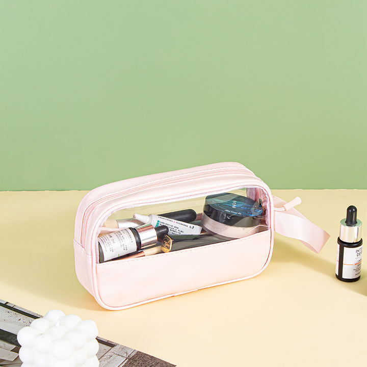 Cosmetic bag with transparent compartments Stornfield