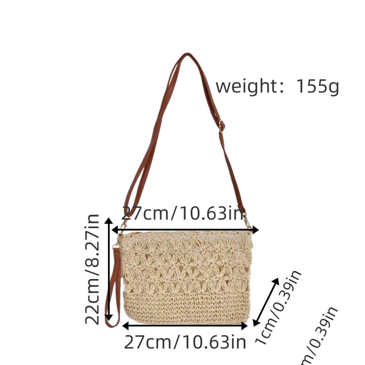 Shoulder bag with elaborate crochet designs Stornfield