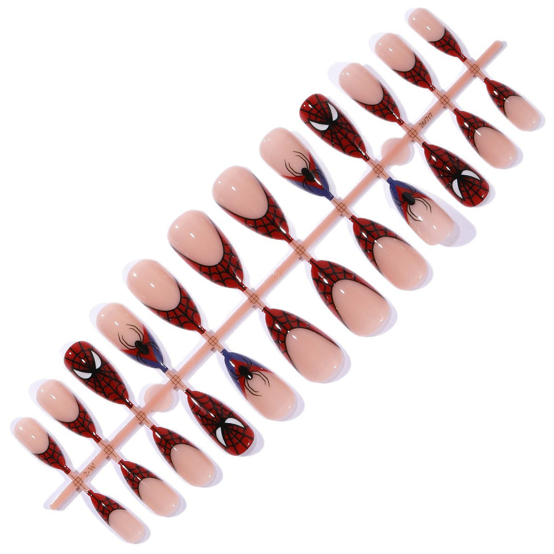 Spider-Man Inspired Stiletto Nail Art Stornfield