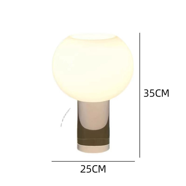 Modern Table Lamp with Elegant Globe Shade