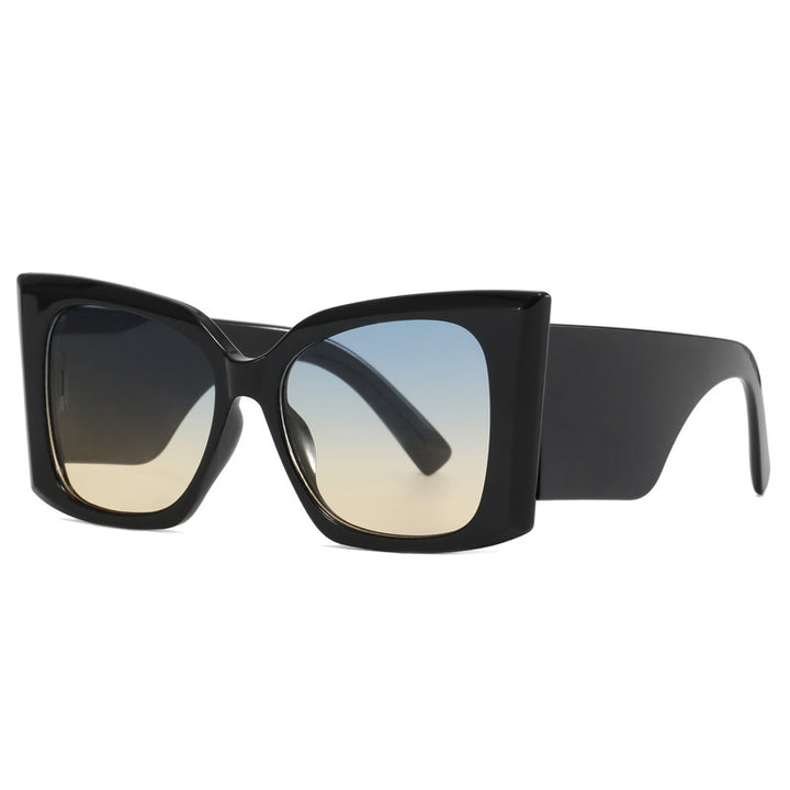 Women fashionable oversized sunglasses with geometric frame Stornfield
