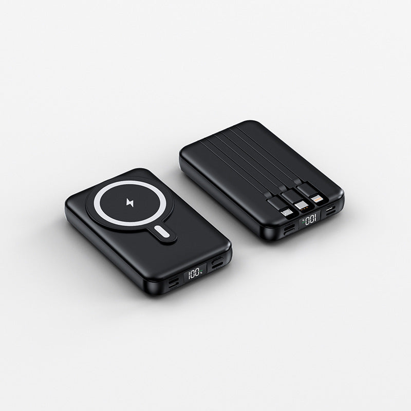 Portable power bank with wireless charging function and digital display Stornfield