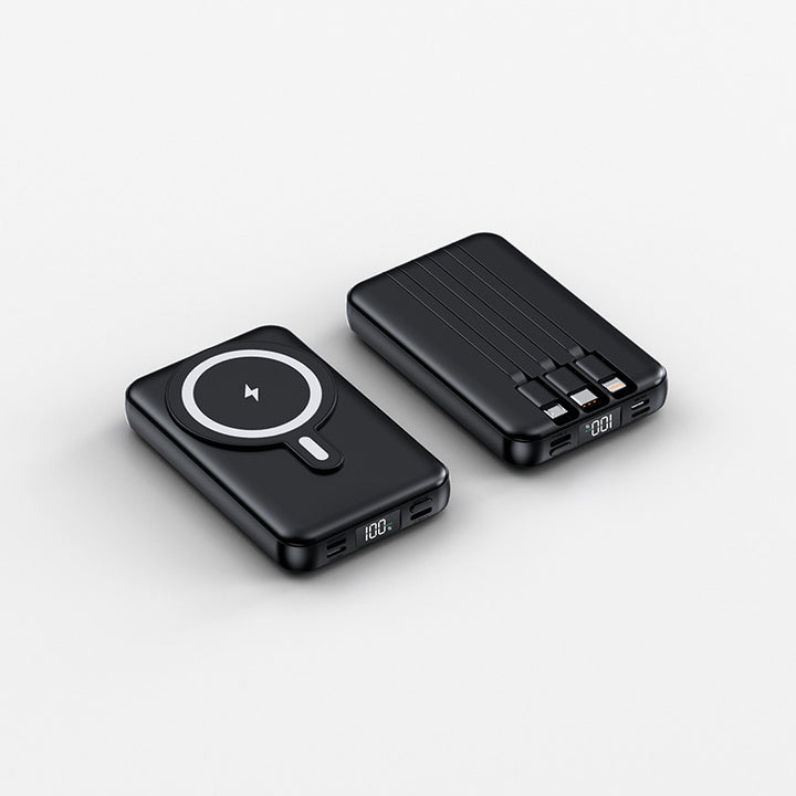 Portable power bank with wireless charging function and digital display Stornfield