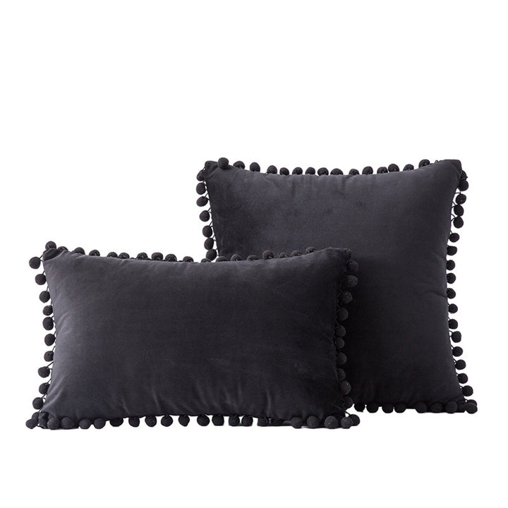 Decorative Pom-Pom Accent Pillow